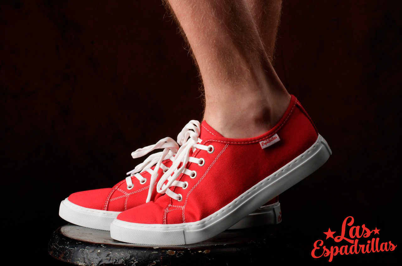 buy-Red canvas shoes-Las Espadrillas