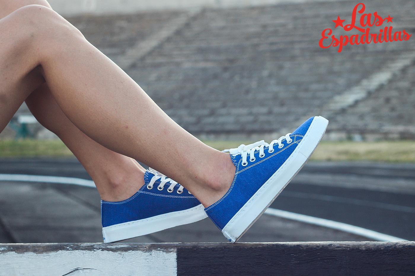 Blue canvas shoes-Las Espadrillas