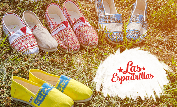 Collection of ethno shoes Las Espadrillas Vyshyvanka