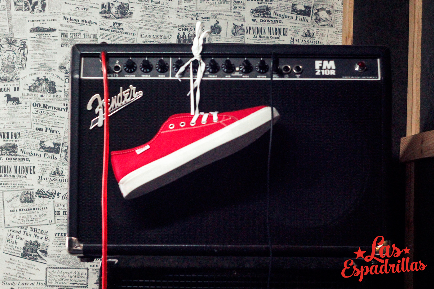Red-canvas shoes-Las Espadrillas
